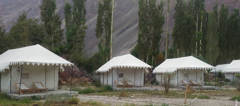 Camps in Nubra Valley