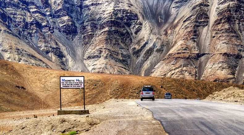 The truth behind the mysterious Magnetic Hill of Ladakh
