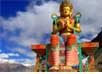 Maitreya Buddha in Nubra valley in Ladakh